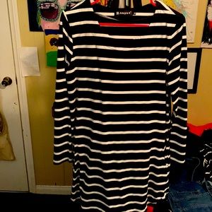 Allegra k, medium long sleeve dress/tunic, has pockets, lightly worn